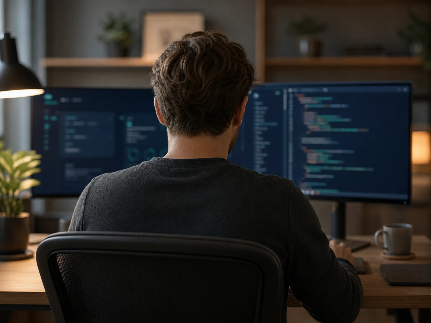 Entwicklung individueller Software am Bildschirm mit Code-Editor